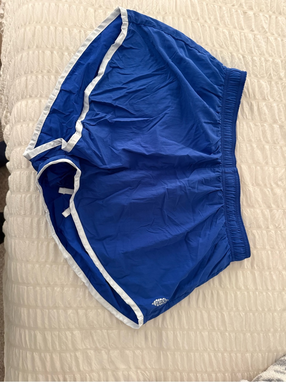 Blue free people movement shorts